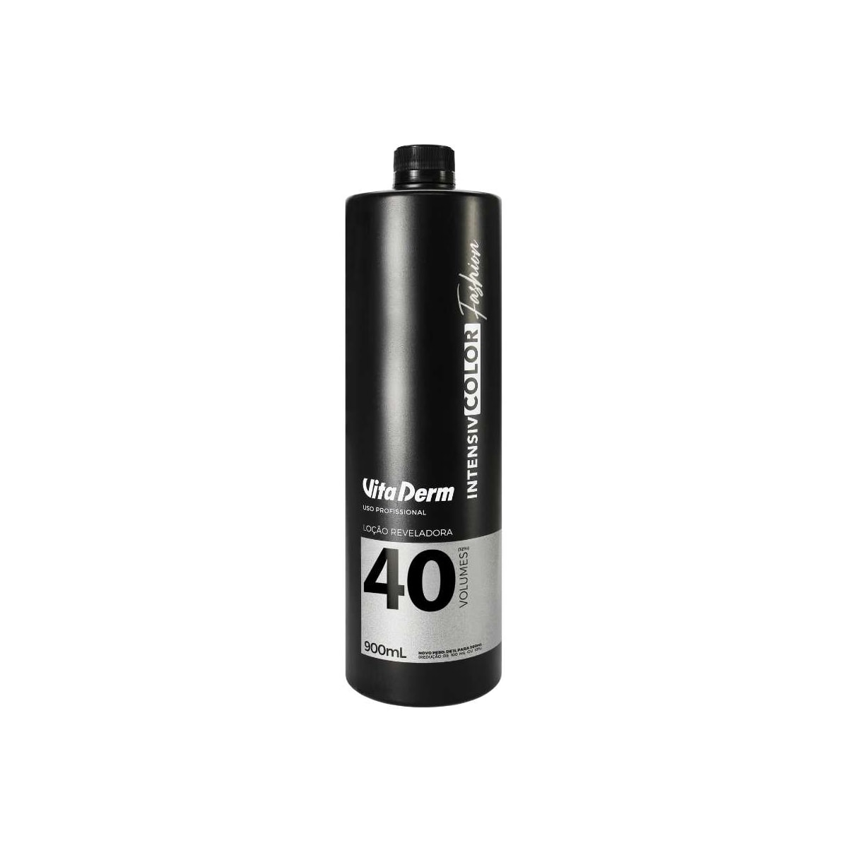 Agua Oxigenada Vita Derm Intensiv Color Fashion 40 Volumes 900 ml Agua Oxigenada Vita Derm Intensiv Color Fashion 40 Volumes 900 ml