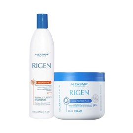 Alfaparf Rigen Shampoo Restore Restructuring 500ml + Milk Protein Plus Real Cream Mascara 500g