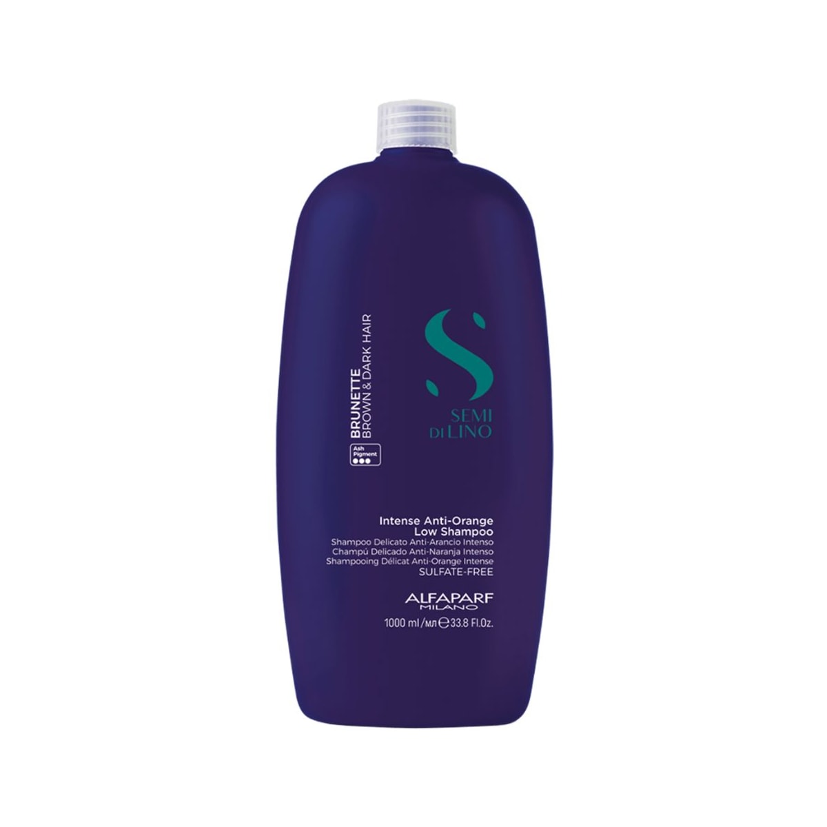 Alfaparf Semi Di Lino Brunette Anti-Orange Low Shampoo 1L Alfaparf Semi Di Lino Brunette Anti-Orange Low Shampoo 1L