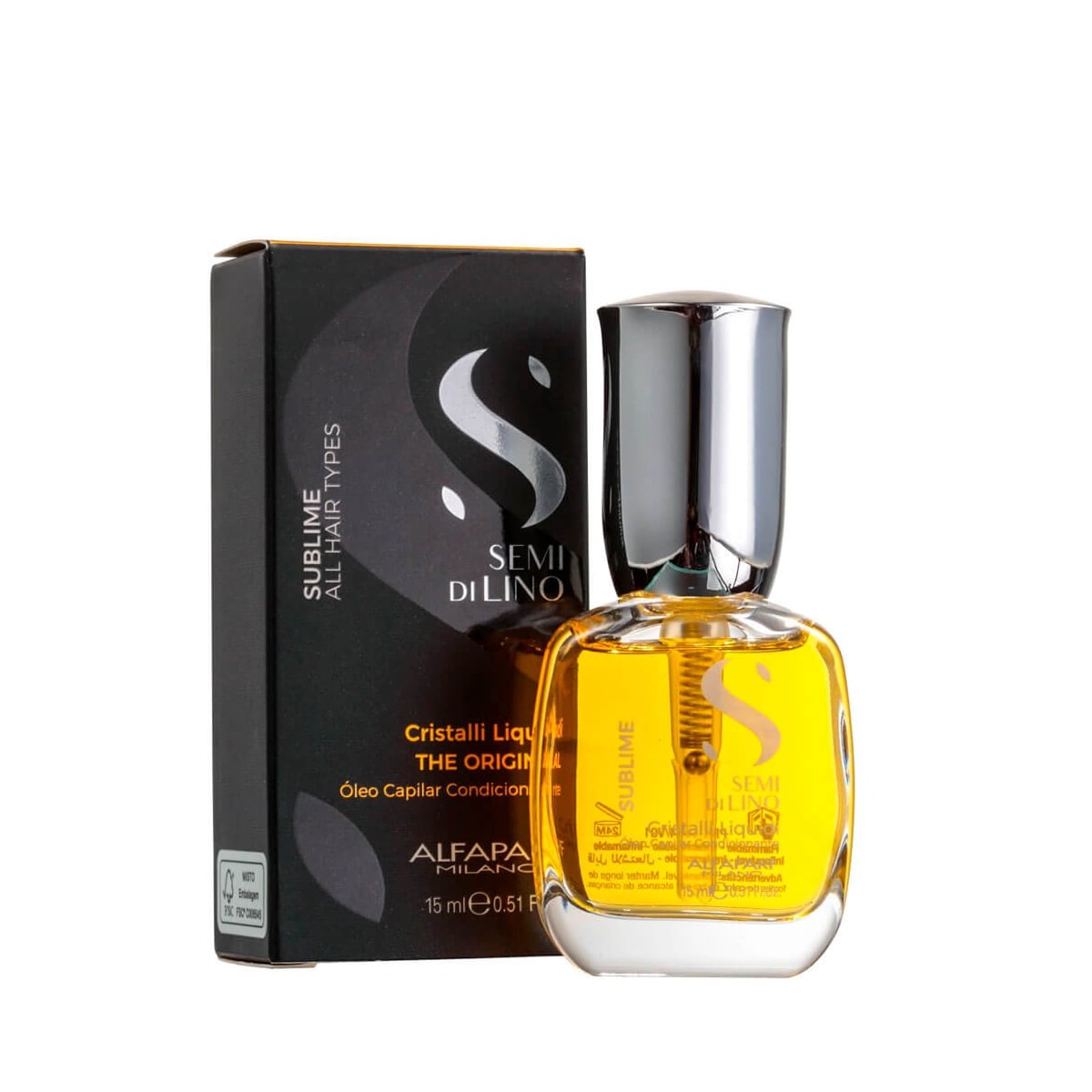 Alfaparf Semi Di Lino Cristalli Liquidi Óleo Capilar 15ml