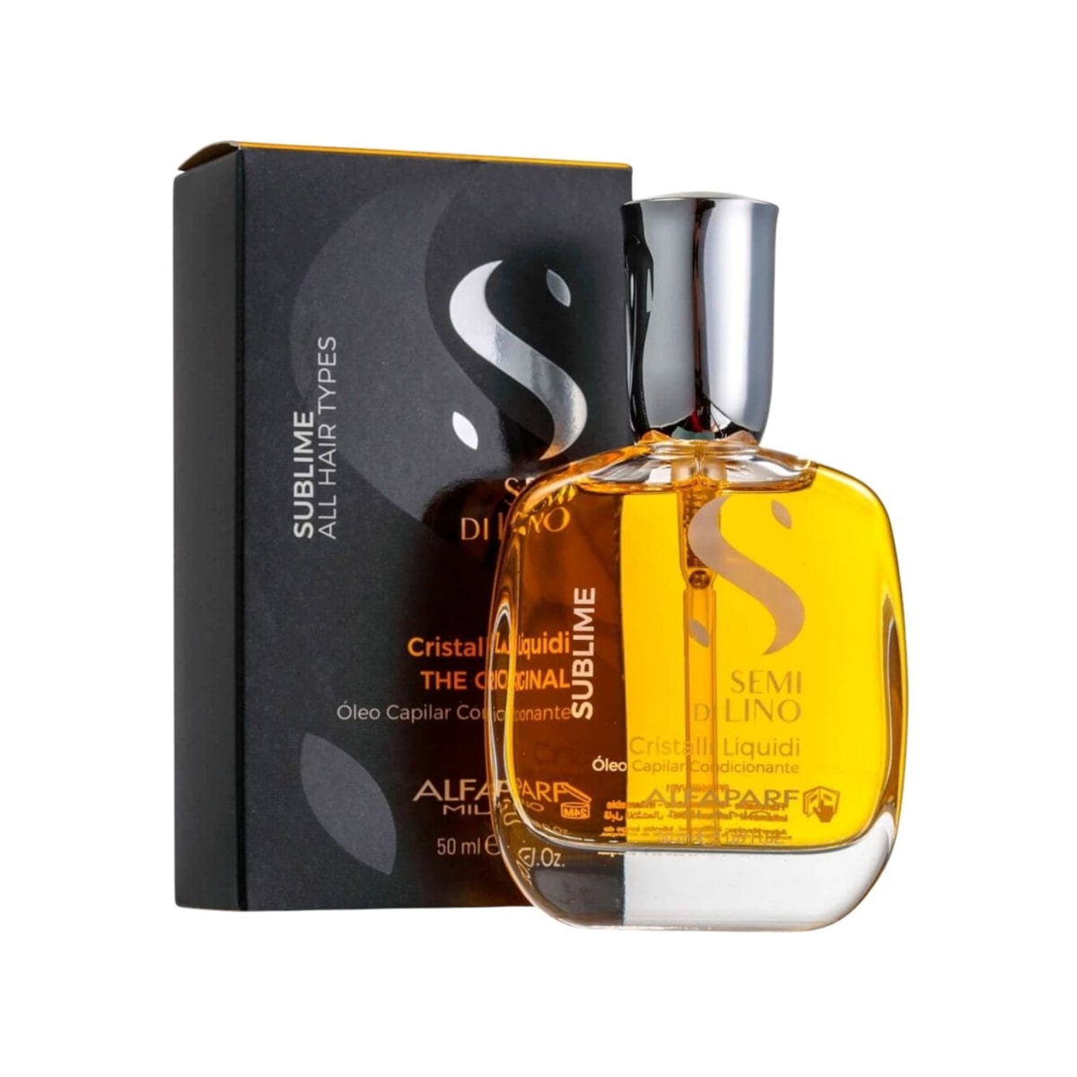 Alfaparf Semi Di Lino Cristalli Liquidi Óleo Capilar 50ml Alfaparf Semi Di Lino Cristalli Liquidi Óleo Capilar 50ml
