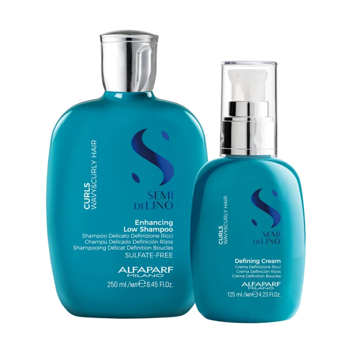 Alfaparf Semi di Lino Curls Kit Shampoo e Ativador de Cachos Alfaparf Semi di Lino Curls Kit Shampoo e Ativador de Cachos