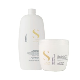 Alfaparf Semi Di Lino Diamond Illuminating Kit Shampoo 1L + Máscara 500ml Alfaparf Semi Di Lino Diamond Illuminating Kit Shampoo 1L + Máscara 500ml