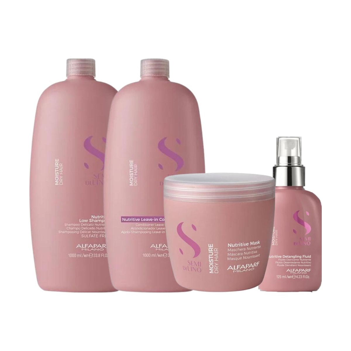 Alfaparf Semi di Lino Moisture Nutritive Kit Completo Grande Alfaparf Semi di Lino Moisture Nutritive Kit Completo Grande