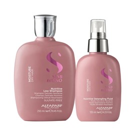Alfaparf Semi di Lino Moisture Nutritive Kit Shampoo 250ml + Leave-in 125ml