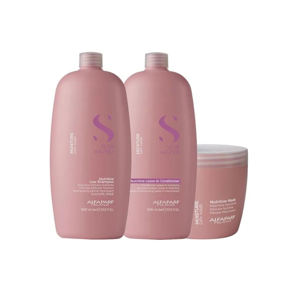 Alfaparf Semi di Lino Moisture Nutritive Kit Trio Grande Alfaparf Semi di Lino Moisture Nutritive Kit Trio Grande