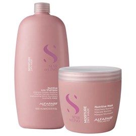Alfaparf Semi di Lino Moisture Nutritive Shampoo 1L + Máscara 500ml
