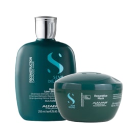Alfaparf Semi Di Lino Reconstruction Reparative Shampoo 250ml + Máscara 200ml Alfaparf Semi Di Lino Reconstruction Reparative Shampoo 250ml + Máscara 200ml