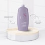 Alfaparf Semi Di Lino Smoothing Rebel Hair Shampoo 1000ml + Condicionador 1000ml