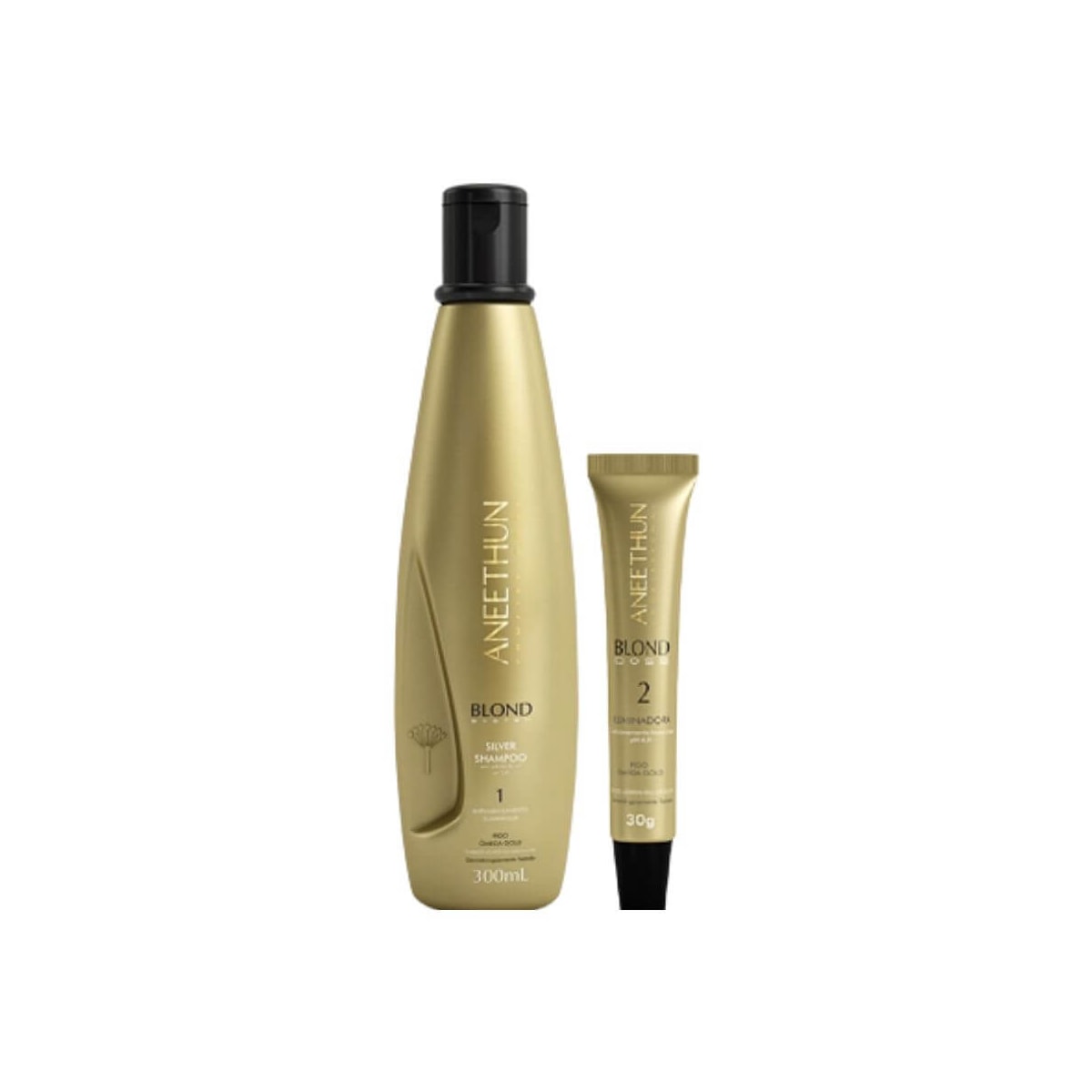 Aneethun Blond Shampoo Silver 300ml + Dose Iluminadora 30g Aneethun Blond Shampoo Silver 300ml + Dose Iluminadora 30g