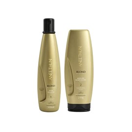Aneethun Blond Shampoo Silver 300ml + Máscara Iluminadora 250g