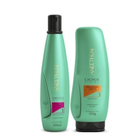 Aneethun Cachos Shampoo 300ml + Finalizador Crespos 250g