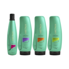 Aneethun Cachos Shampoo 300ml + Finalizador Crespos + Ondas e Cachos + Gelatina 250g