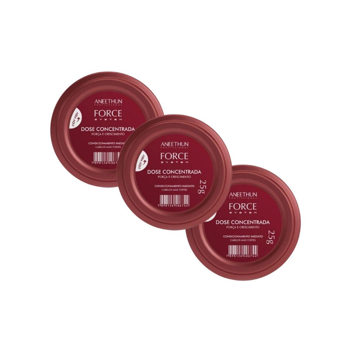 Aneethun Force System KIt 3 Dose Concentrada 25g Aneethun Force System KIt 3 Dose Concentrada 25g