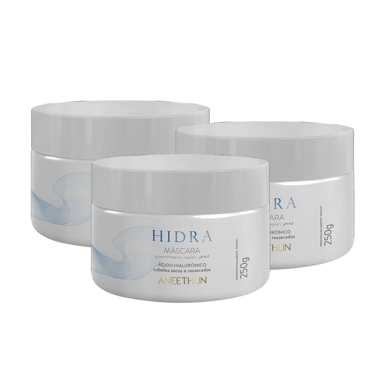 Aneethun Hidra Acido Hialurônico Kit 3 Máscara 250g Aneethun Hidra Acido Hialurônico Kit 3 Máscara 250g