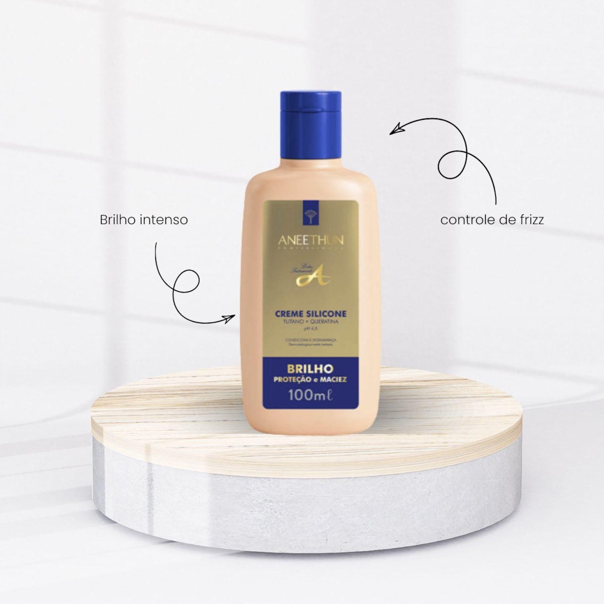 Aneethun Linha A Creme de Silicone Brilho 100ml