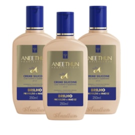 Aneethun Linha A Kit 3 Creme de Silicone 250ml