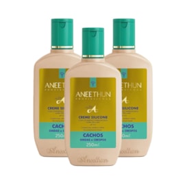 Aneethun Linha A Kit 3 Creme de Silicone Cachos 250ml Aneethun Linha A Kit 3 Creme de Silicone Cachos 250ml