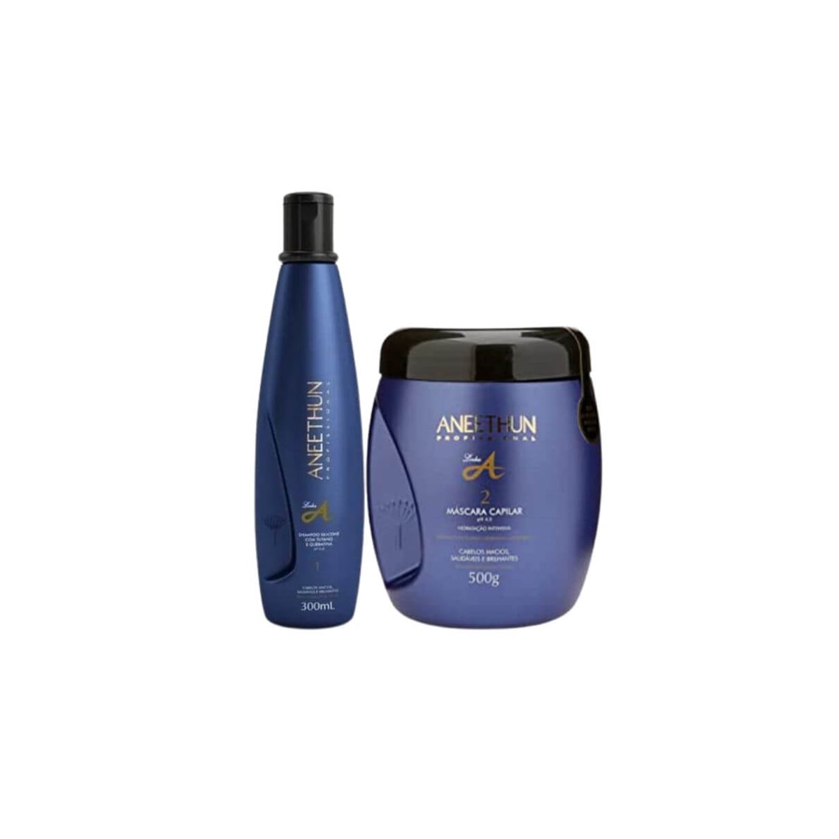 Aneethun Linha A Shampoo 300ml + Máscara 500g Aneethun Linha A Shampoo 300ml + Máscara 500g