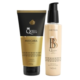 Aneethun Queen Kit Máscara + BB Cream Leave-in Aneethun Queen Kit Máscara + BB Cream Leave-in