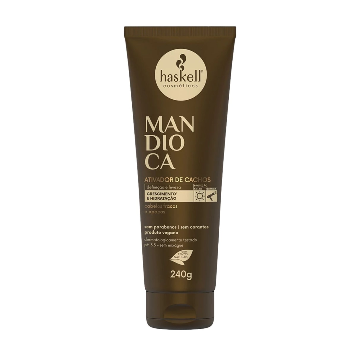 Ativador Cachos Haskell Mandioca Definição Nutrição 240 g Ativador Cachos Haskell Mandioca Definição Nutrição 240 g