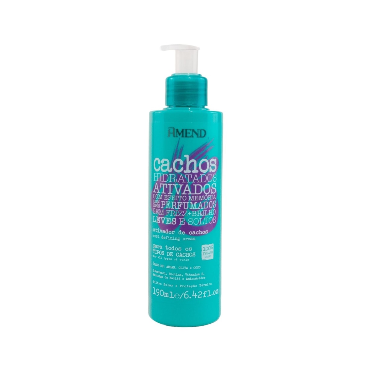 Ativador de Cachos Amend Cachos Todos os Cabelos 190ml