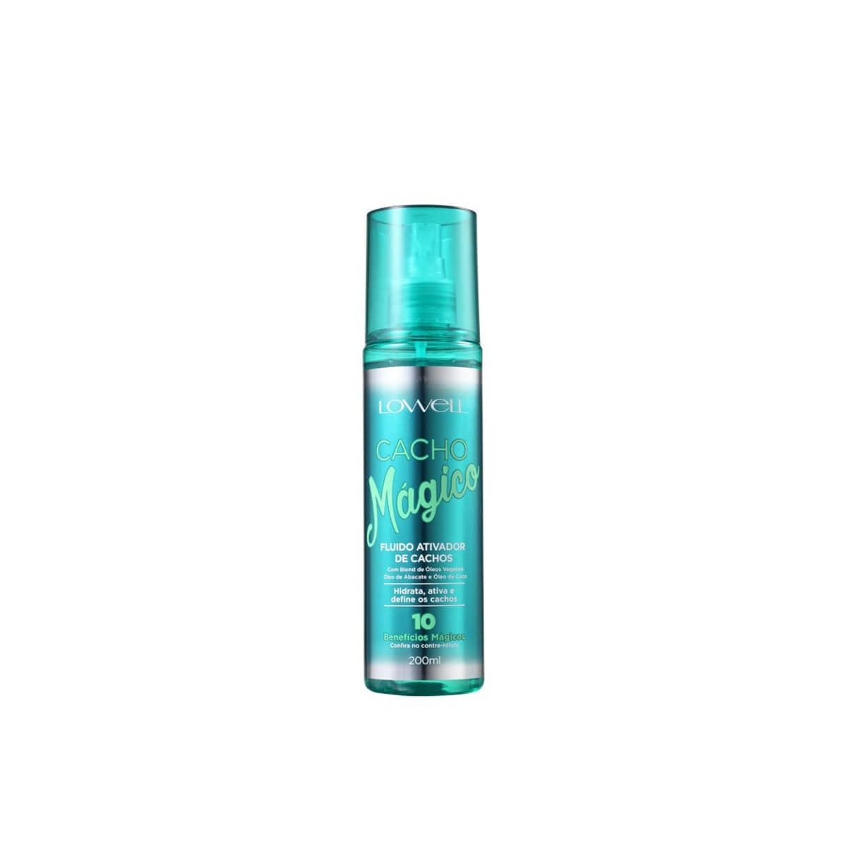Ativador de Cachos Lowell Cacho Mágico Fluído para Cabelo Cacheado 200 ml Ativador de Cachos Lowell Cacho Mágico Fluído para Cabelo Cacheado 200 ml