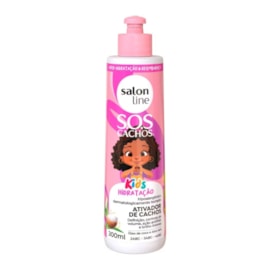 Ativador de Cachos Salon Line SOS Cachos Kids para Cabelo Cacheado 300 ml