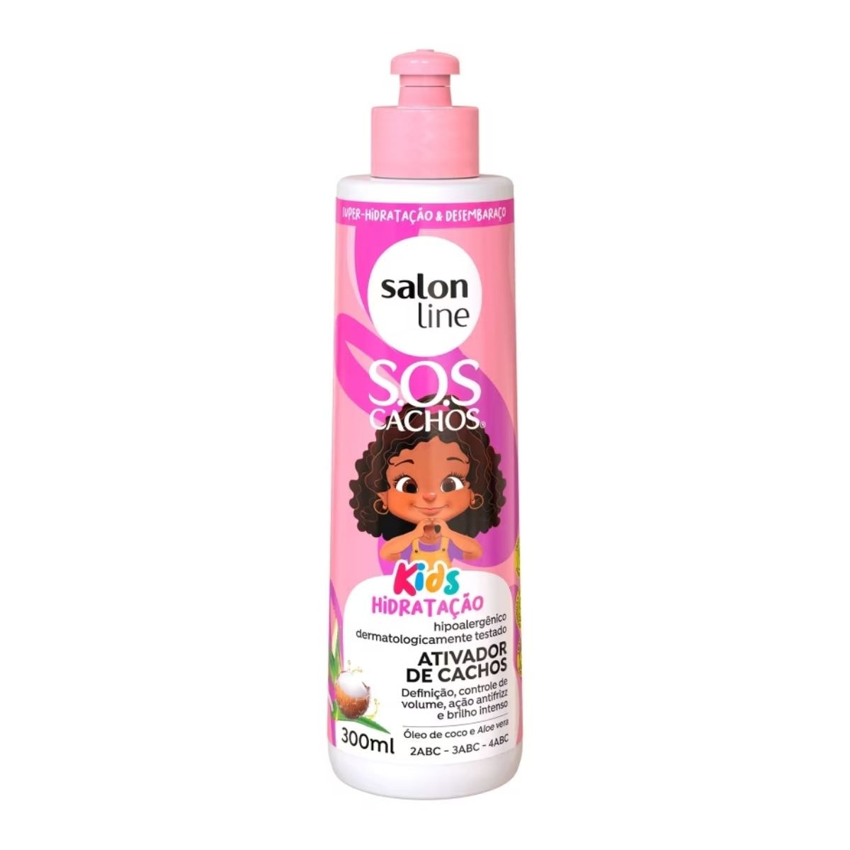 Ativador de Cachos Salon Line SOS Cachos Kids para Cabelo Cacheado 300 ml Ativador de Cachos Salon Line SOS Cachos Kids para Cabelo Cacheado 300 ml