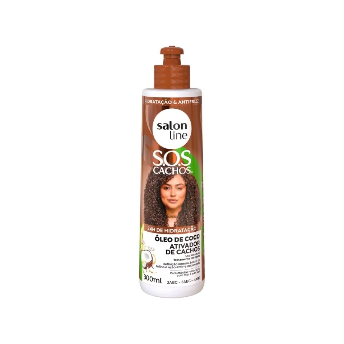 Ativador de Cachos Salon Line SOS Cachos Oleo de Coco para Cabelo Cacheado 300 ml Ativador de Cachos Salon Line SOS Cachos Oleo de Coco para Cabelo Cacheado 300 ml