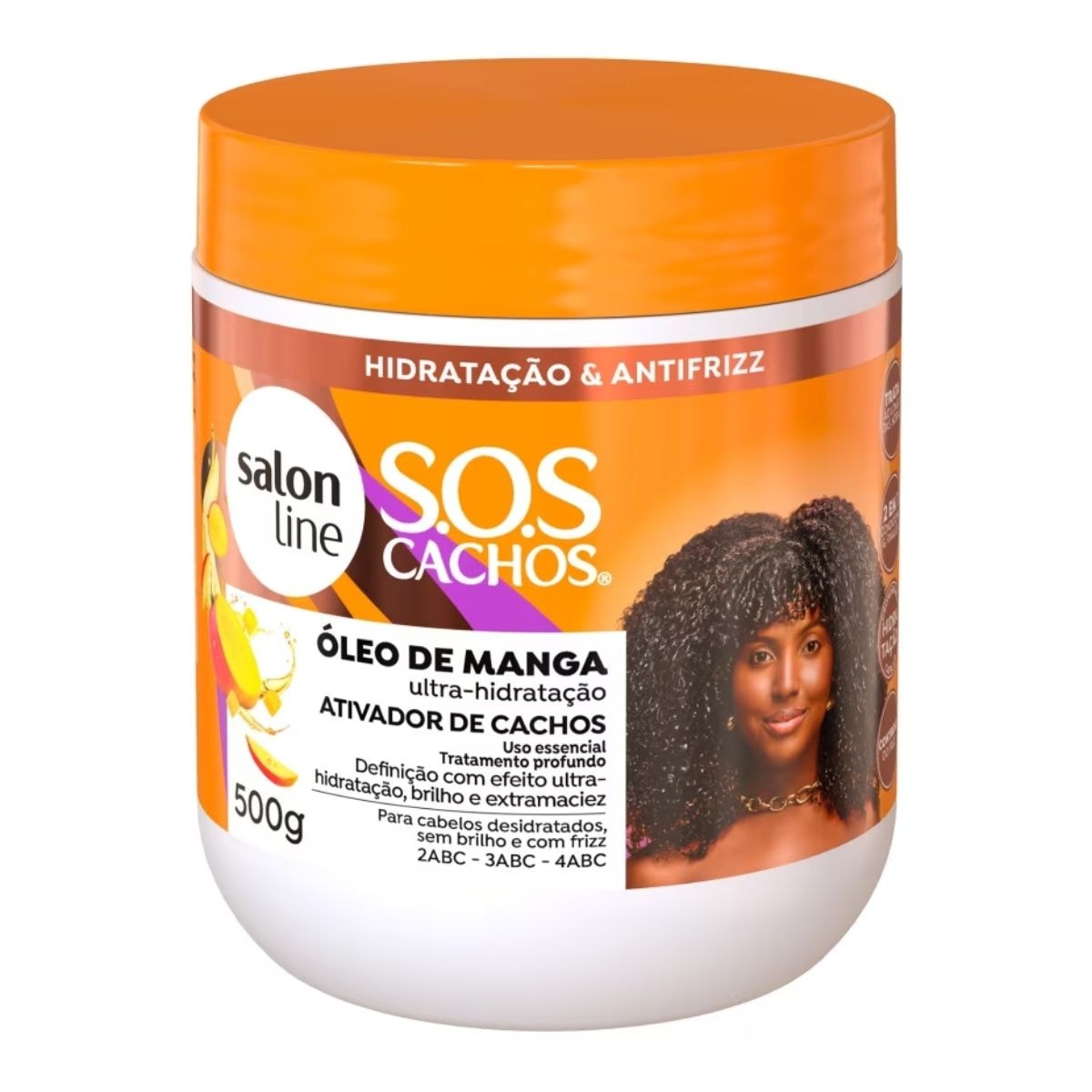 Ativador de Cachos Salon Line SOS Cachos Oleo de Manga 500 g para Cabelo Cacheado Ativador de Cachos Salon Line SOS Cachos Oleo de Manga 500 g para Cabelo Cacheado