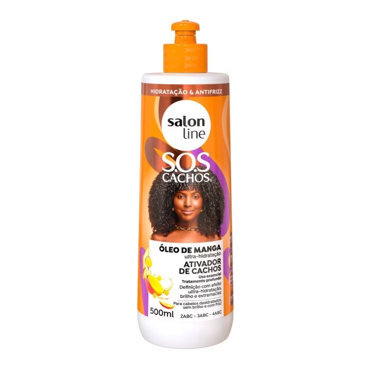 Ativador de Cachos Salon Line SOS Cachos Oleo de Manga para Cabelo Cacheado 500 ml
