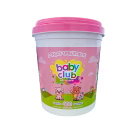 Baby Club Lenços Umedecidos Balde Rosa 400 Folhas Baby Club Lenços Umedecidos Balde Rosa 400 Folhas