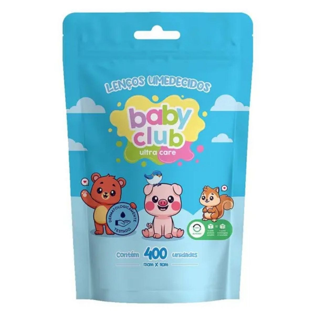 Baby Club Lenços Umedecidos Refil 400 Folhas Baby Club Lenços Umedecidos Refil 400 Folhas