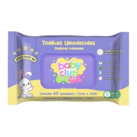 Baby Club Toalhas Umedecidas Premium 60 Folhas Baby Club Toalhas Umedecidas Premium 60 Folhas