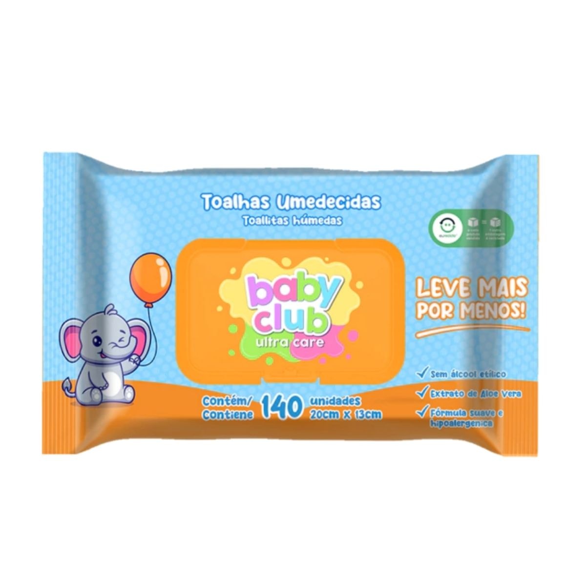 Baby Club Toalhas Umedecidas Tradicional 140 Folhas Baby Club Toalhas Umedecidas Tradicional 140 Folhas
