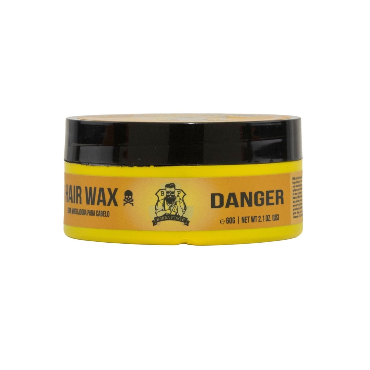 Barba Forte Danger Cera Modeladora Fixação e Estilo 60g Barba Forte Danger Cera Modeladora Fixação e Estilo 60g