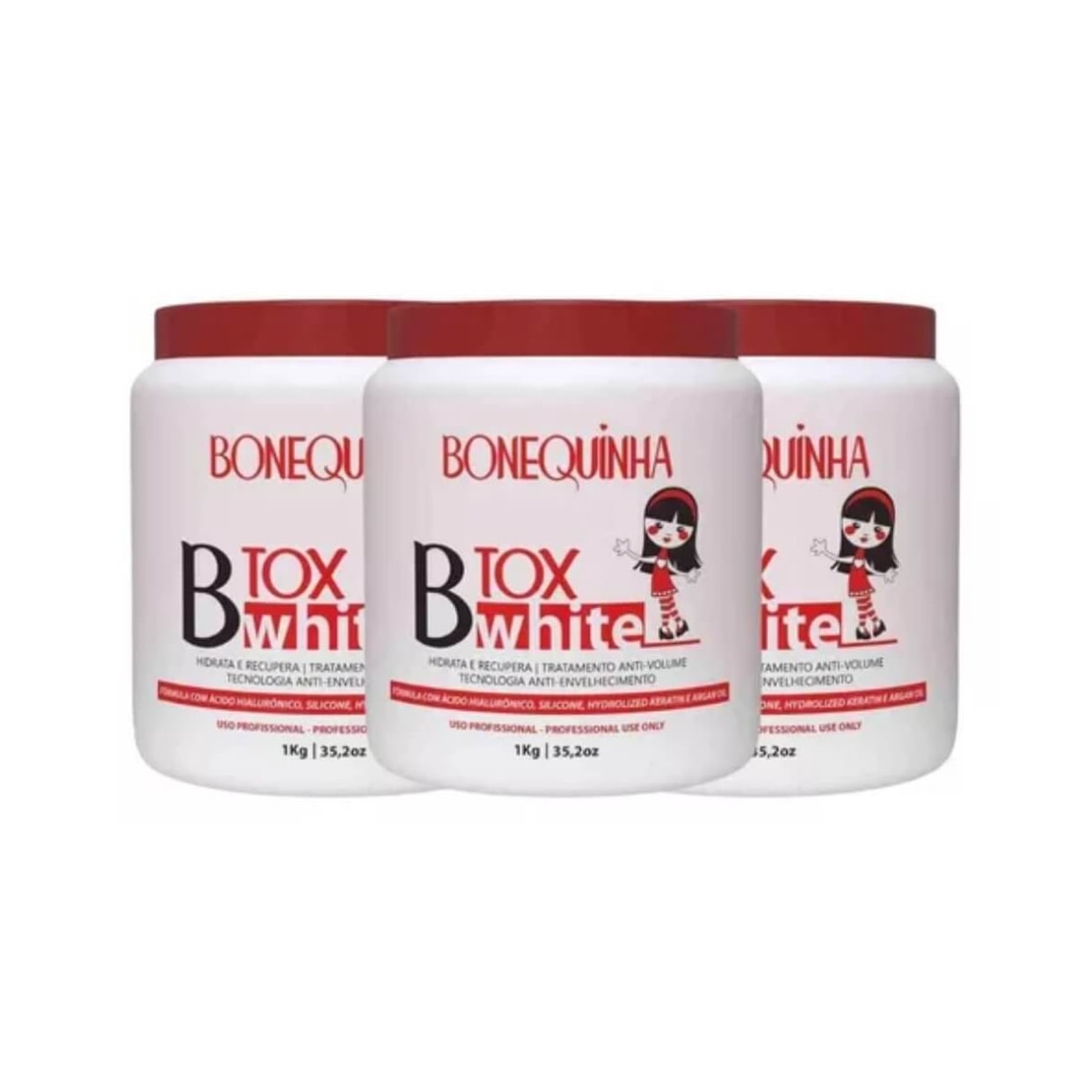 Bonequinha Escandalosa Btx White 3 x 1Kg Bonequinha Escandalosa Btx White 3 x 1Kg