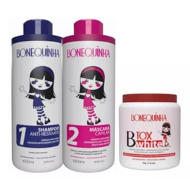 Bonequinha Escandalosa Redutora de Volume  (2 x 1 Litro) + Btox White Bonequinha Escandalosa Redutora de Volume  (2 x 1 Litro) + Btox White