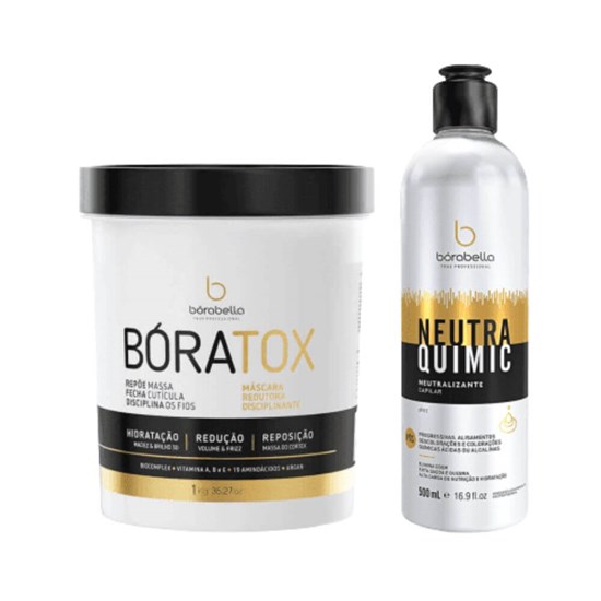 Bórabella Kit Boratox B.tox Organico 1Kg + NeutraQuimic 500ml