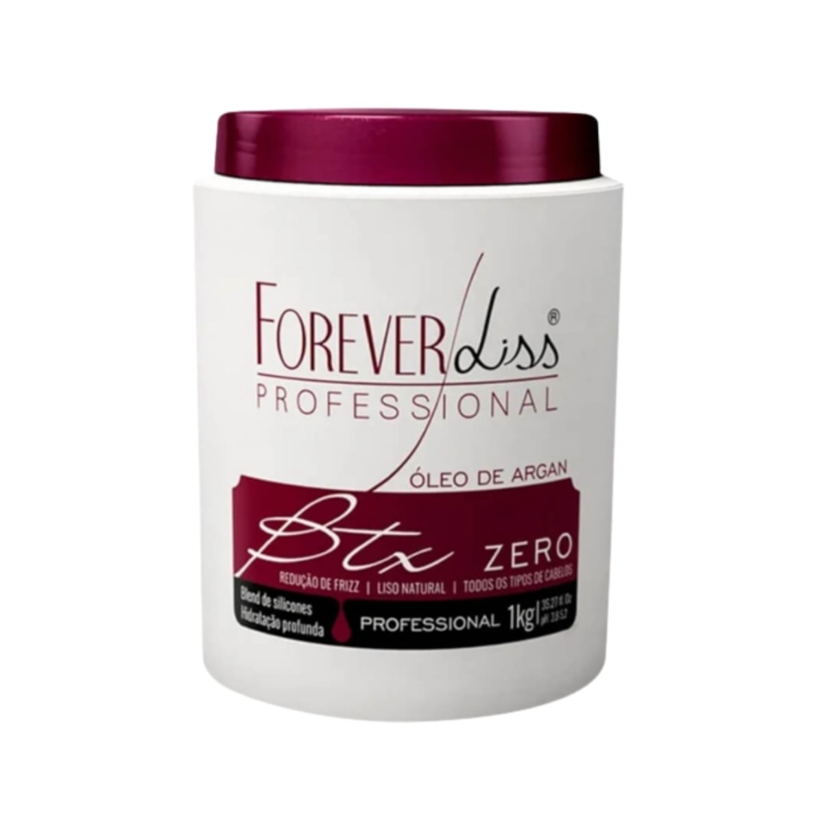 Botox Capilar Capilar Forever Liss Creme Alisante Argan Oil Máscara 1 Kg Botox Capilar Capilar Forever Liss Creme Alisante Argan Oil Máscara 1 Kg