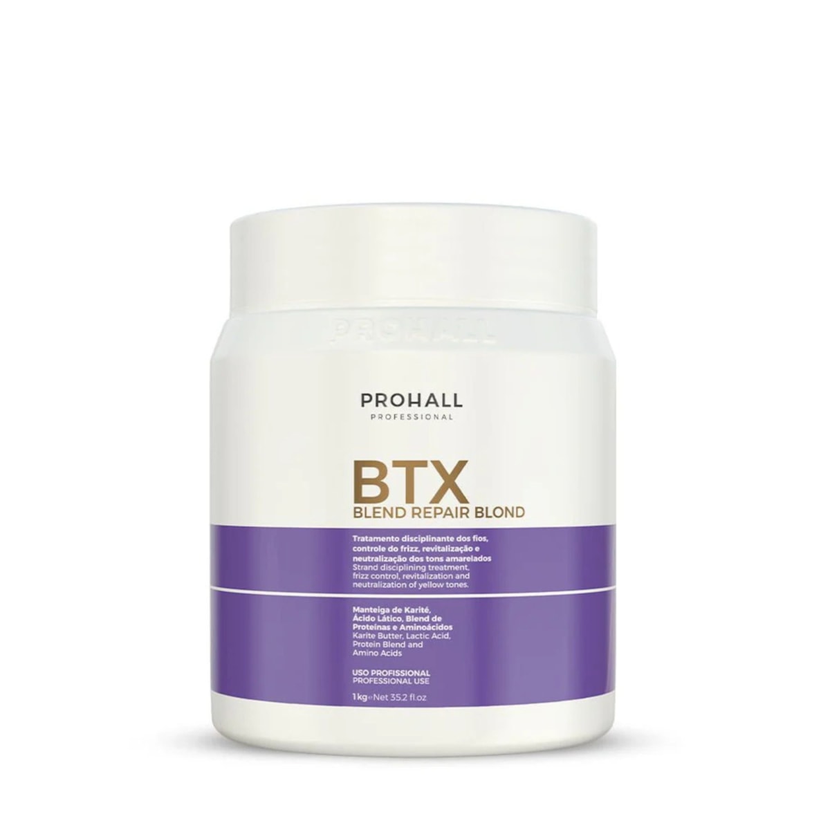 Botox Capilar Capilar Prohall Tratamento Btx Blend Repair Blond 1 Kg
