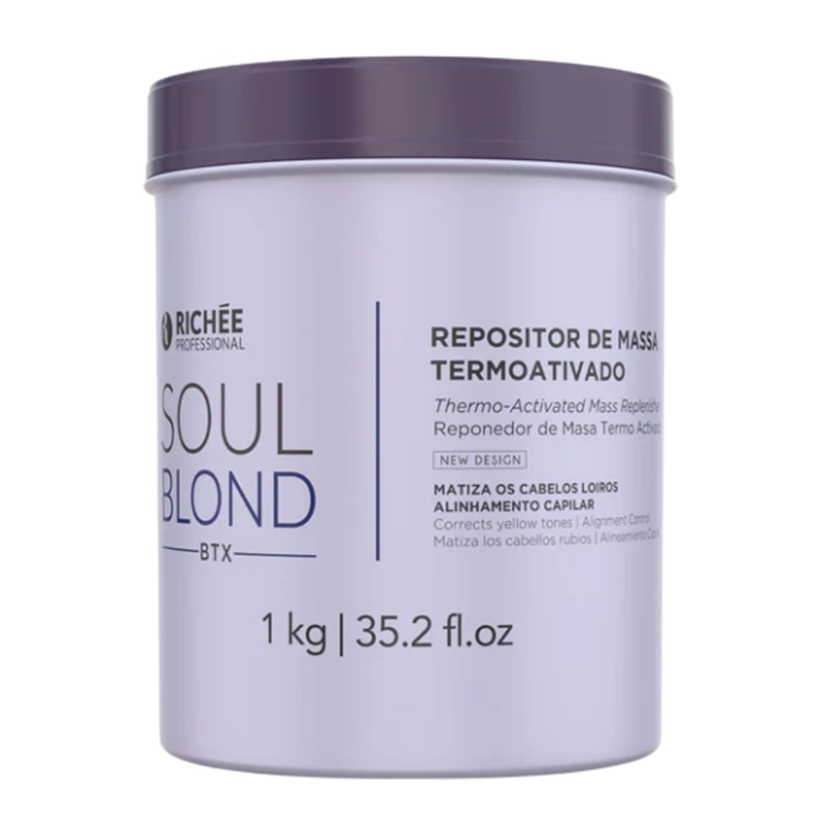 Botox Capilar Capilar Richée Soul Blond Repositor De Massa 1 Kg Botox Capilar Capilar Richée Soul Blond Repositor De Massa 1 Kg