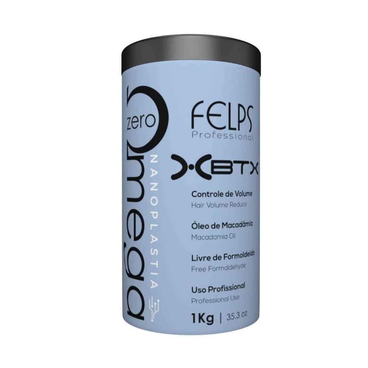 Botox Capilar Felps Omega Zero Nanoplastia Redutor de Volume 1 Kg Botox Capilar Felps Omega Zero Nanoplastia Redutor de Volume 1 Kg