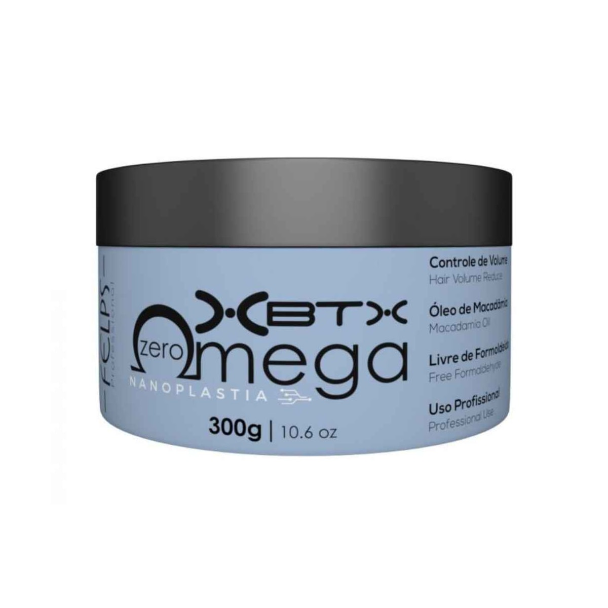Botox Capilar Felps Omega Zero Redutor de Volume 300 g Botox Capilar Felps Omega Zero Redutor de Volume 300 g