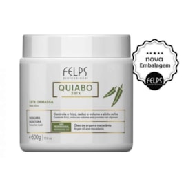 Botox Capilar Felps Quiabo XBTX Redutor de Volume em Massa 500 g