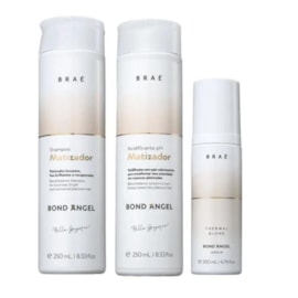 Braé Bond Angel Shampoo 250ml + Acidificante 250ml + Leave 200ml Braé Bond Angel Shampoo 250ml + Acidificante 250ml + Leave 200ml