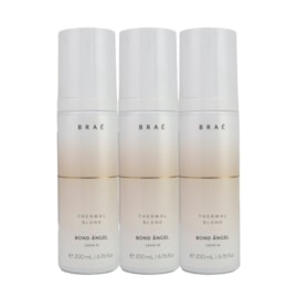 Braé Bond Angel Thermal Blond Kit 3 Leave-in Matizador 200ml Braé Bond Angel Thermal Blond Kit 3 Leave-in Matizador 200ml