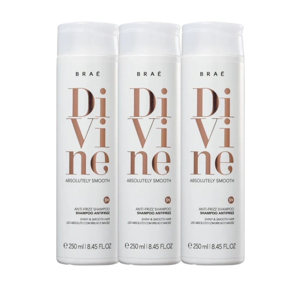 Braé Divine Kit 3 Shampoo 250ml