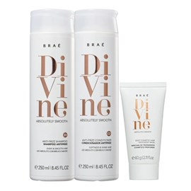 Braé Divine Shampoo 250ml + Condicionador 250ml + Máscara 60ml